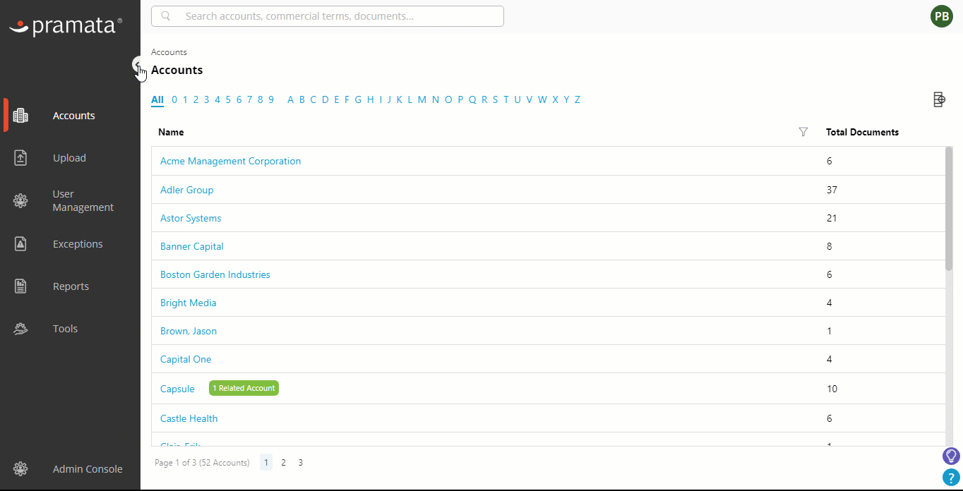 account module actions.gif